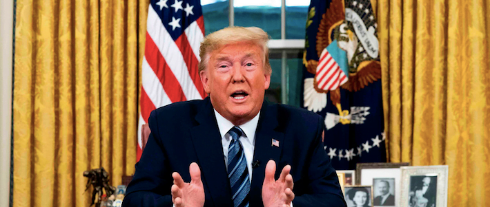 Donald Trump address from Oval Office